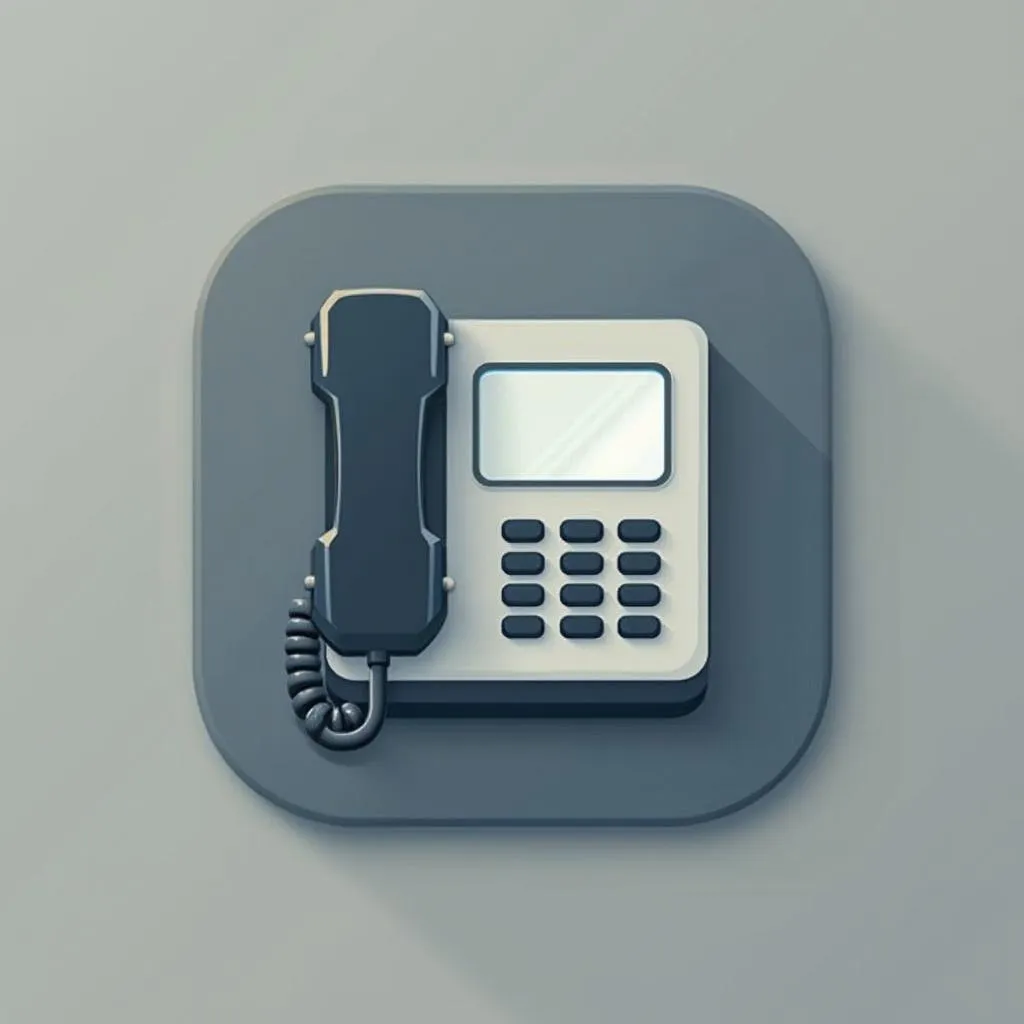 Icône de téléphone